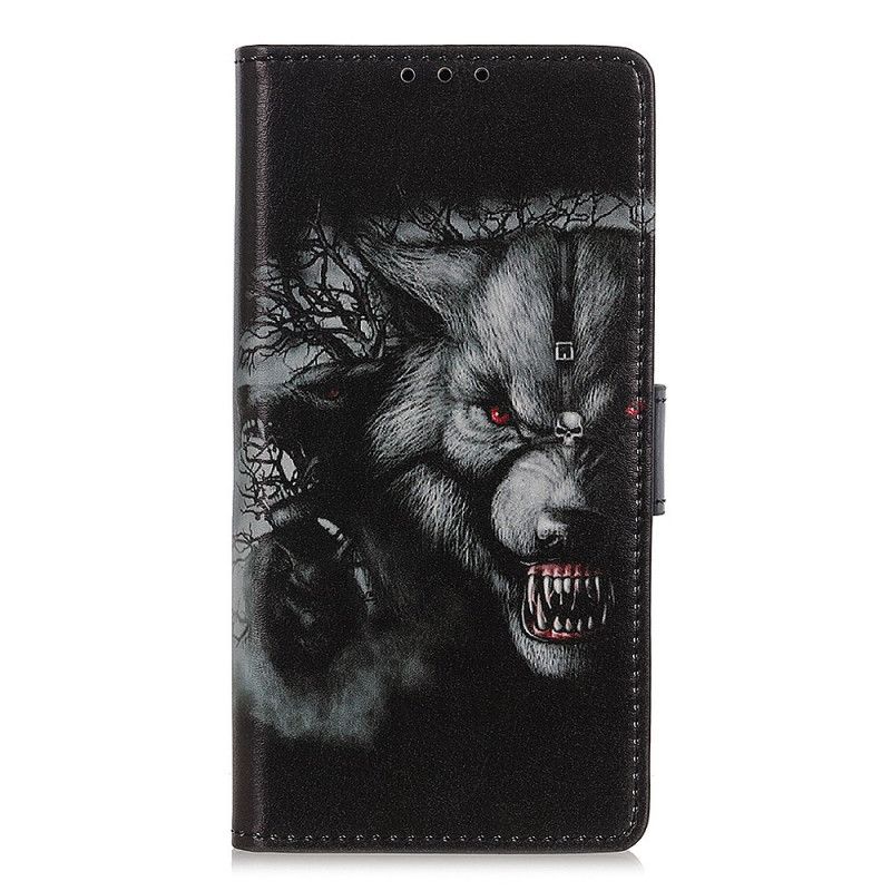 Folio Deksel for Xiaomi Redmi Note 8T Varulv