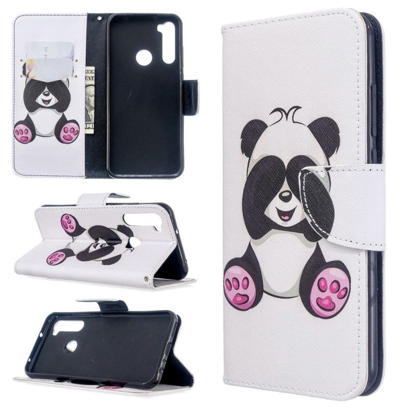 Folio Deksel Xiaomi Redmi Note 8T Morsom Panda