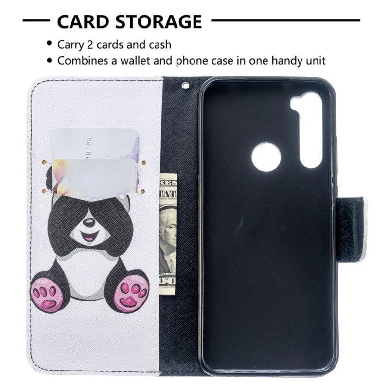 Folio Deksel Xiaomi Redmi Note 8T Morsom Panda