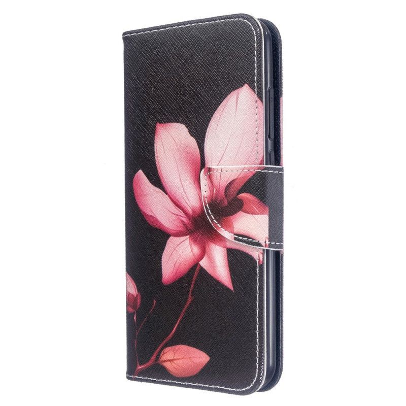 Folio Deksel Xiaomi Redmi Note 8T Rosa Blomst Anti-fall