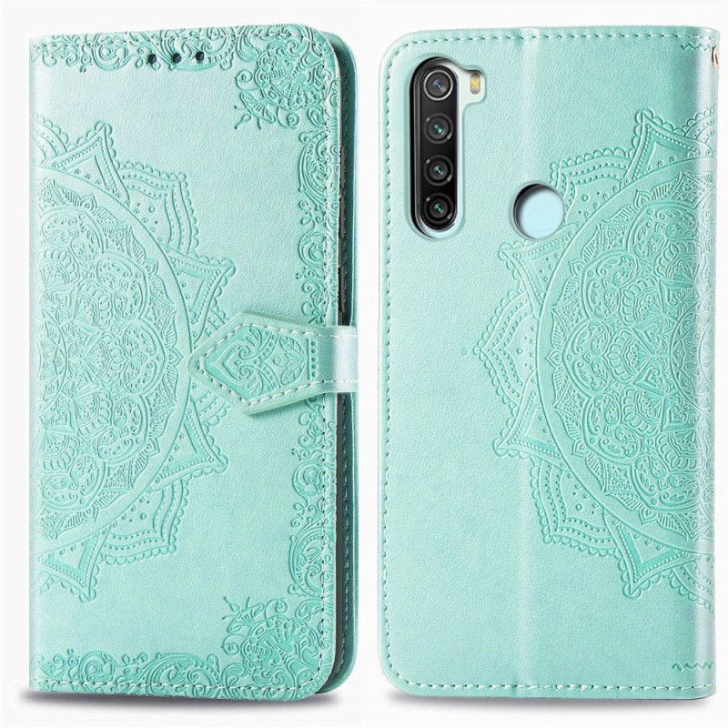 Folio Deksel Xiaomi Redmi Note 8T Svart Middelaldrende Mandala