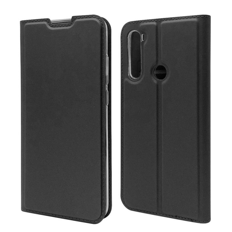 Folio Deksel Xiaomi Redmi Note 8T Svart Mobildeksel Magnetisk Lås