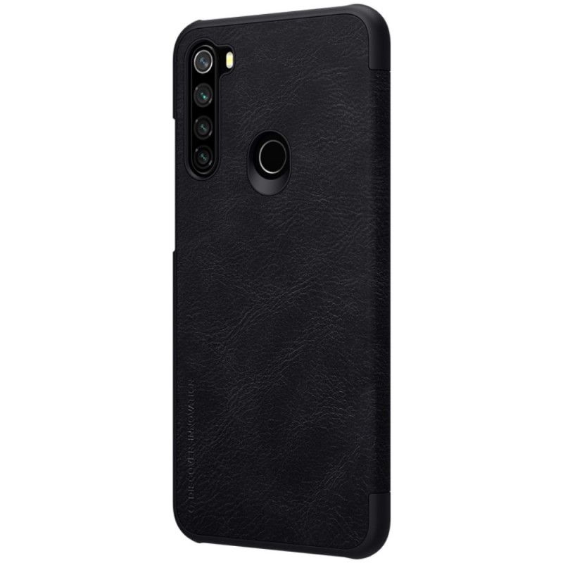 Folio Deksel Xiaomi Redmi Note 8T Svart Nillkin Qin-Serien