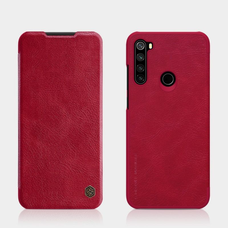 Folio Deksel Xiaomi Redmi Note 8T Svart Nillkin Qin-Serien