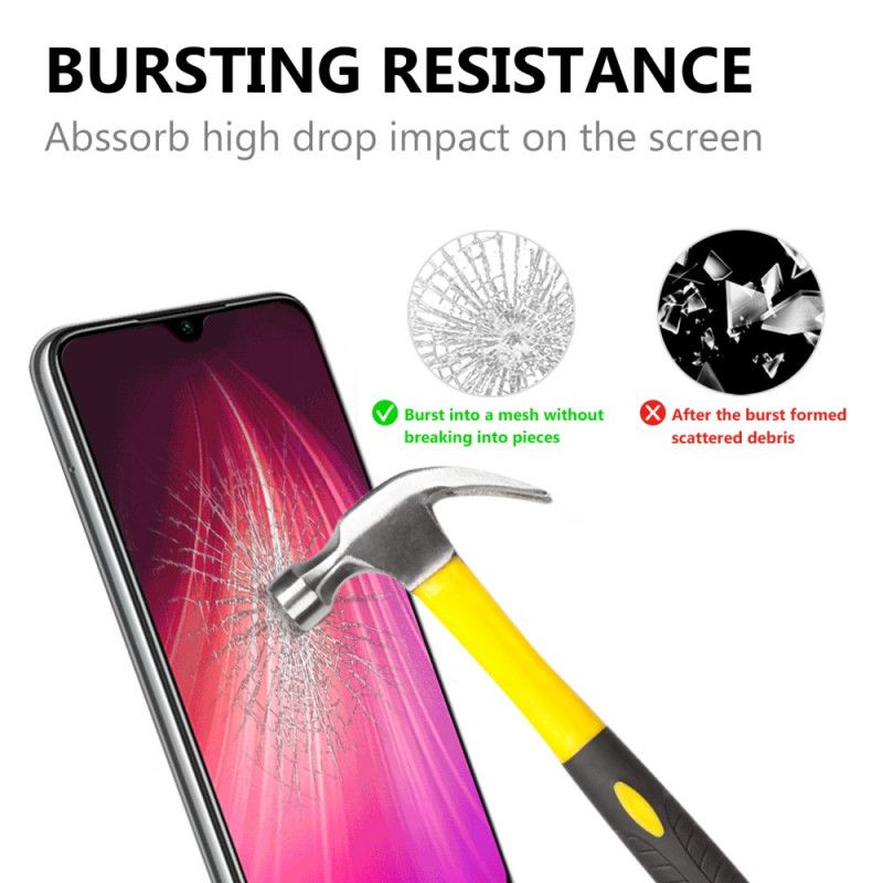 Herdet Glassbeskyttelse For Xiaomi Redmi Note 8T Skjerm