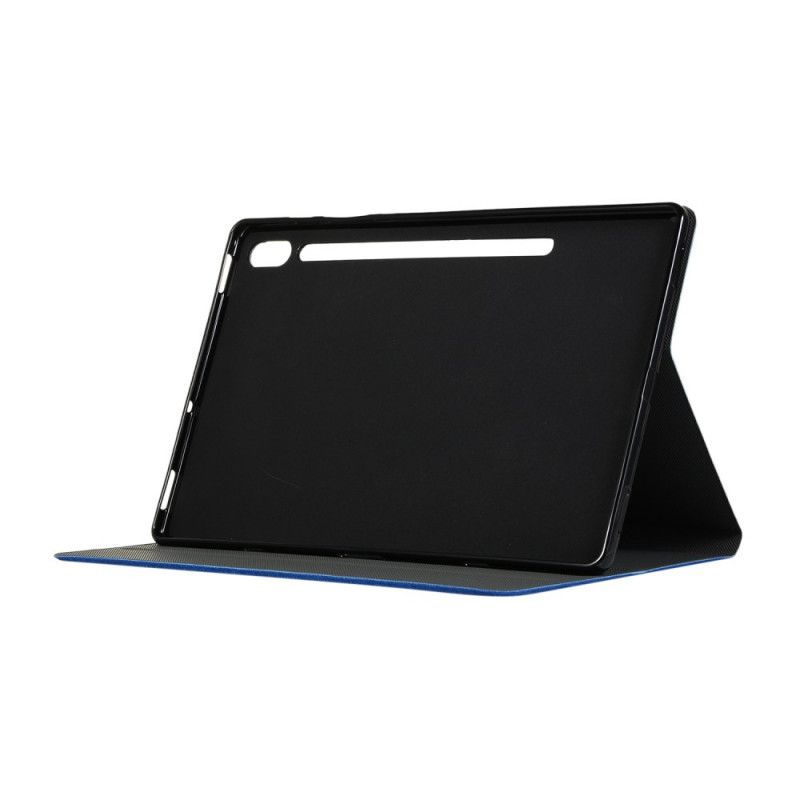 Case Etui Samsung Galaxy Tab S7 Svart Mobildeksel Stoff