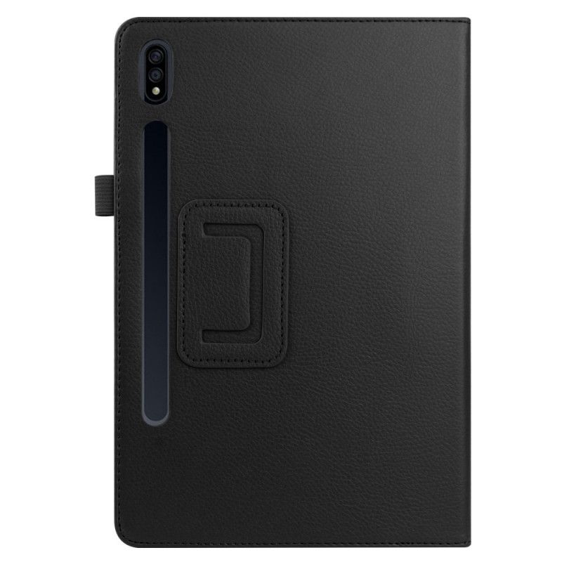 Etui for Samsung Galaxy Tab S7 Svart Imitert Skinn