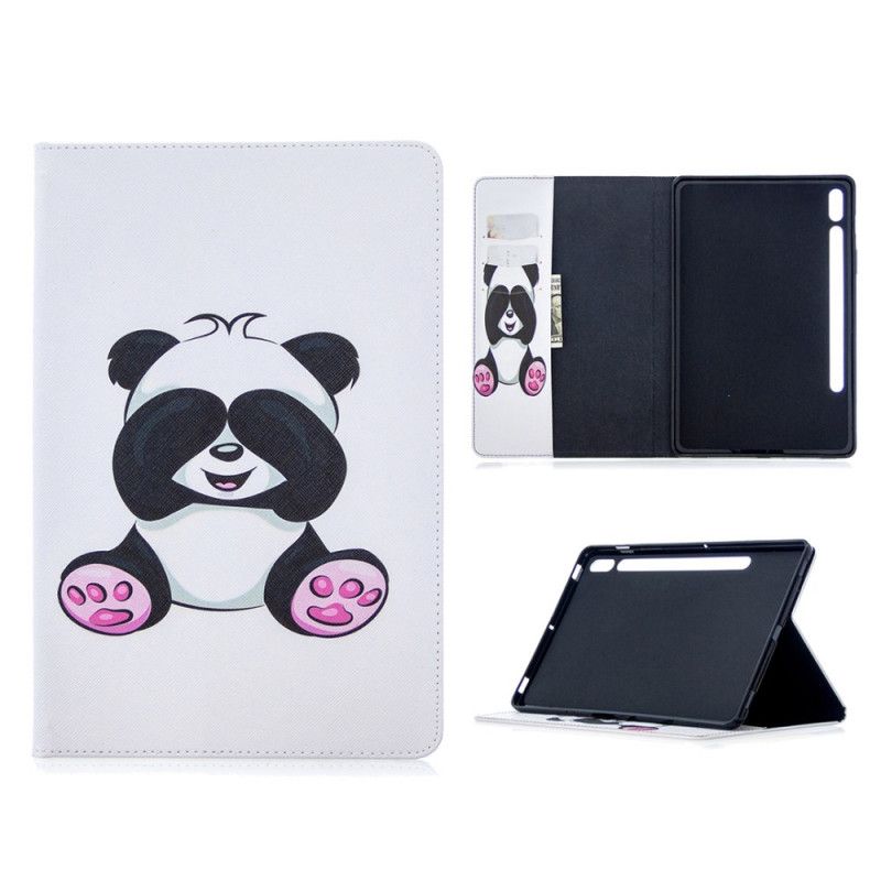 Etui Samsung Galaxy Tab S7 Morsom Panda Beskyttelse