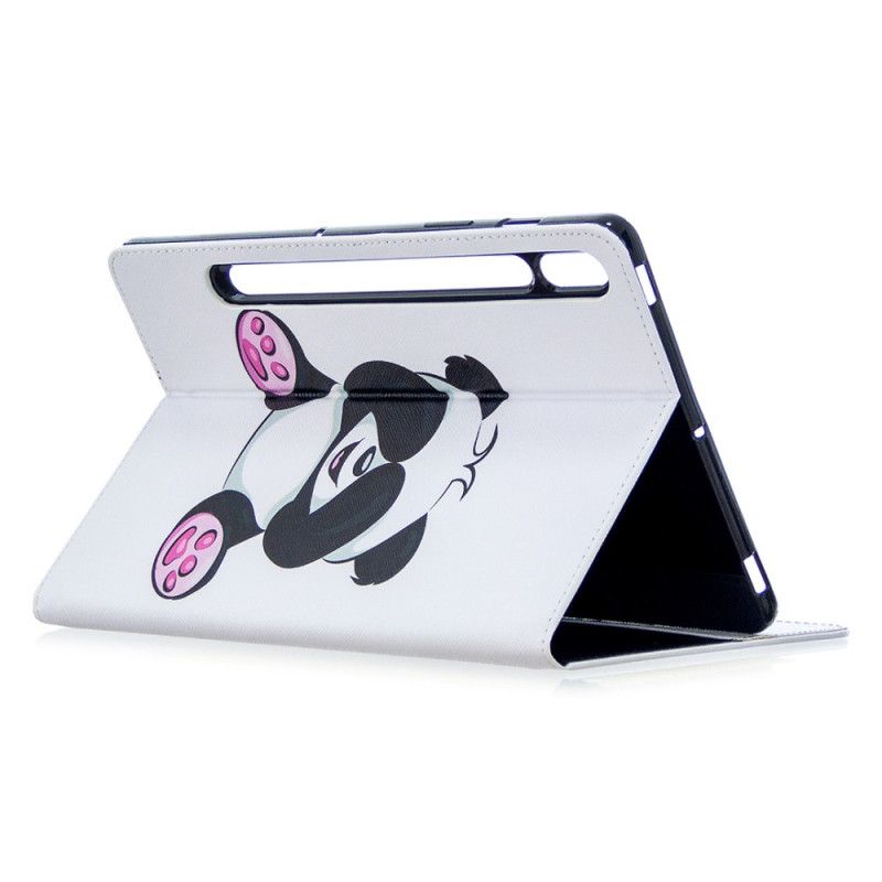 Etui Samsung Galaxy Tab S7 Morsom Panda Beskyttelse