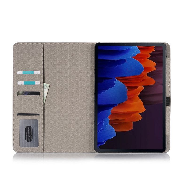 Etui Samsung Galaxy Tab S7 Svart Strukturert