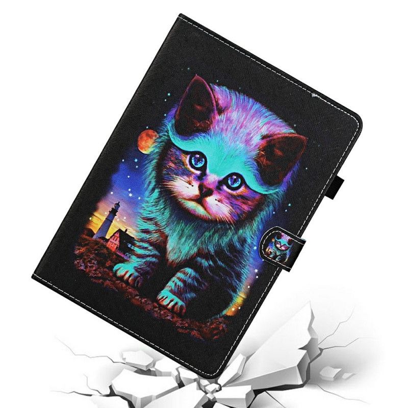 Folio Deksel Samsung Galaxy Tab S7 Elektrisk Katt Beskyttelse