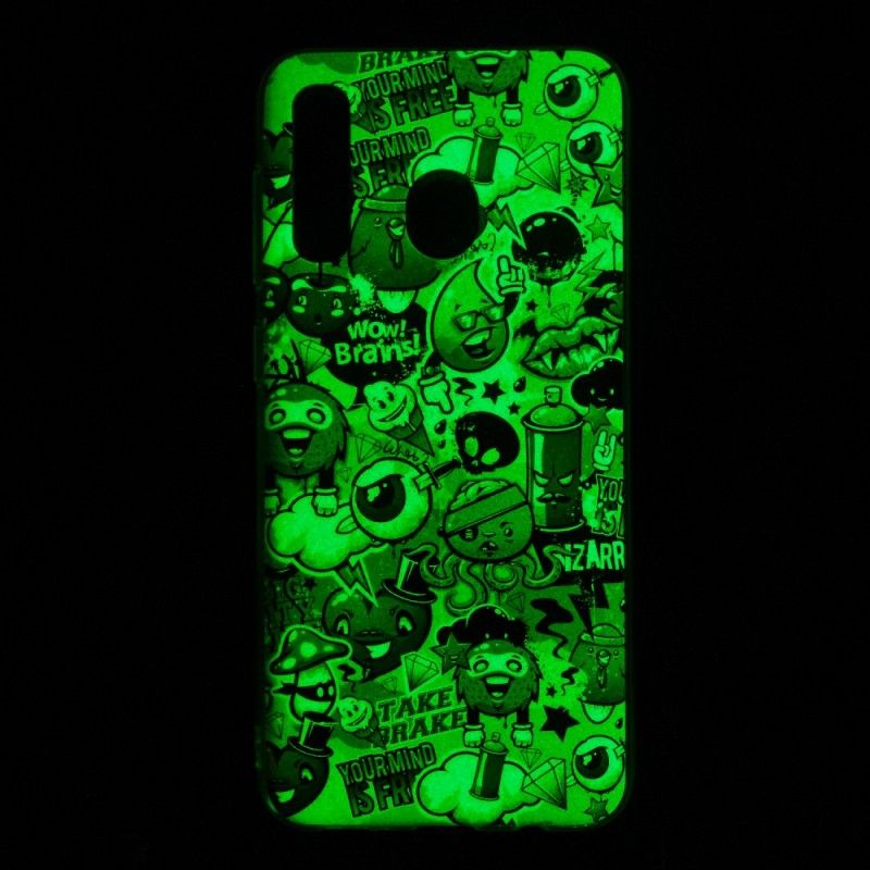 Deksel Samsung Galaxy A50 Fluorescerende Galskap