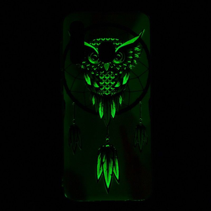 Deksel Samsung Galaxy A50 Mobildeksel Fluorescerende Ugle Drømmefanger