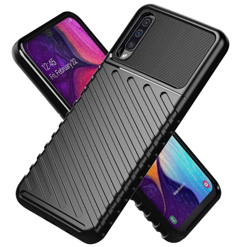 Deksel Samsung Galaxy A50 Svart Tordenserie