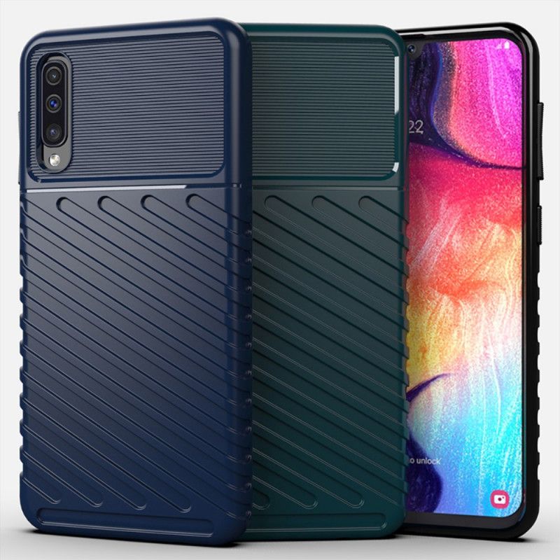 Deksel Samsung Galaxy A50 Svart Tordenserie