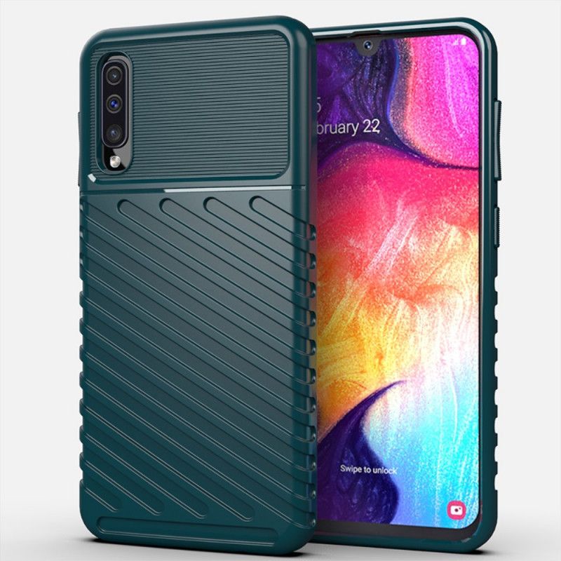 Deksel Samsung Galaxy A50 Svart Tordenserie