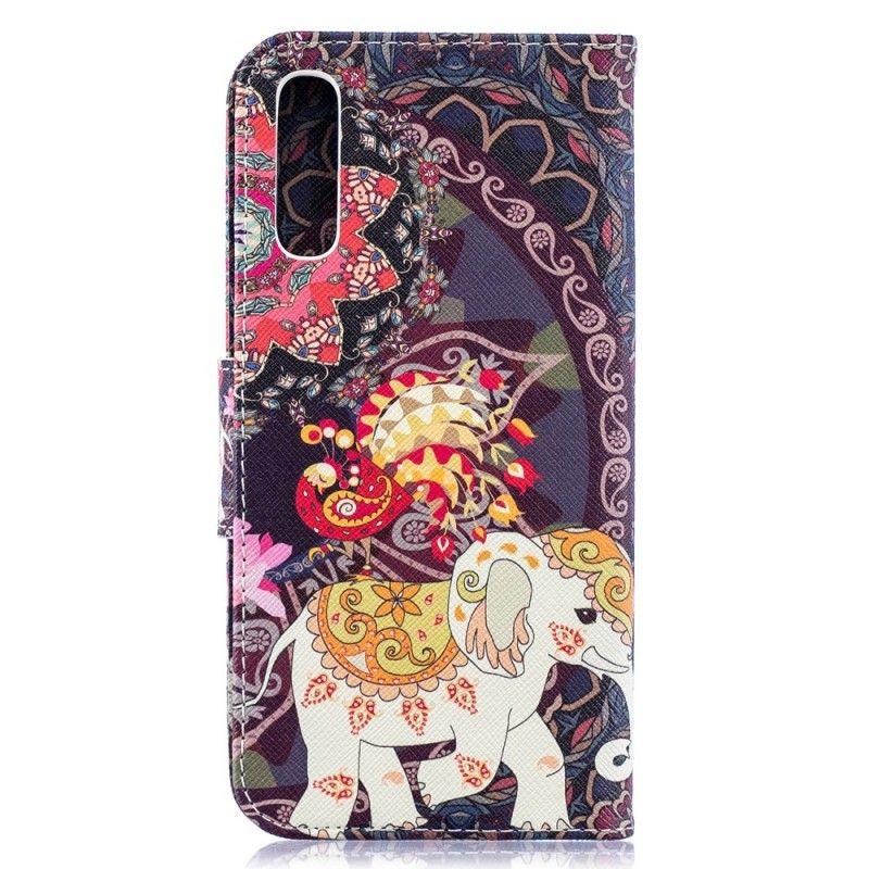 Folio Deksel Samsung Galaxy A50 Etnisk Elefantmandala