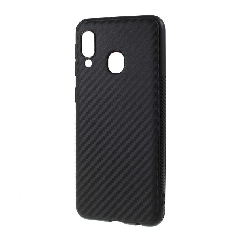 Deksel for Samsung Galaxy A20e Karbonfiber