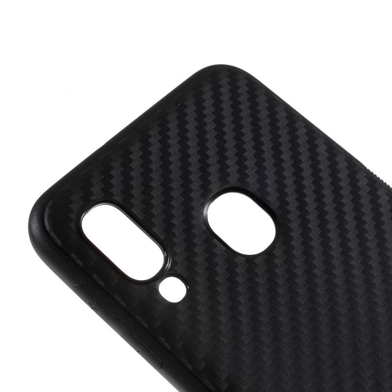 Deksel for Samsung Galaxy A20e Karbonfiber