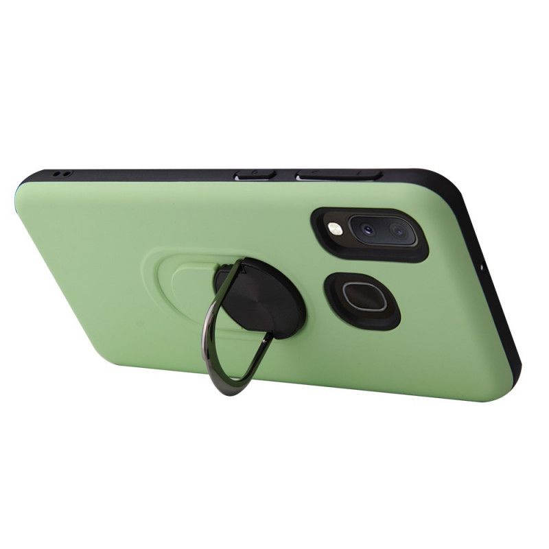 Deksel for Samsung Galaxy A20e Svart Silikon Kickstand Væske