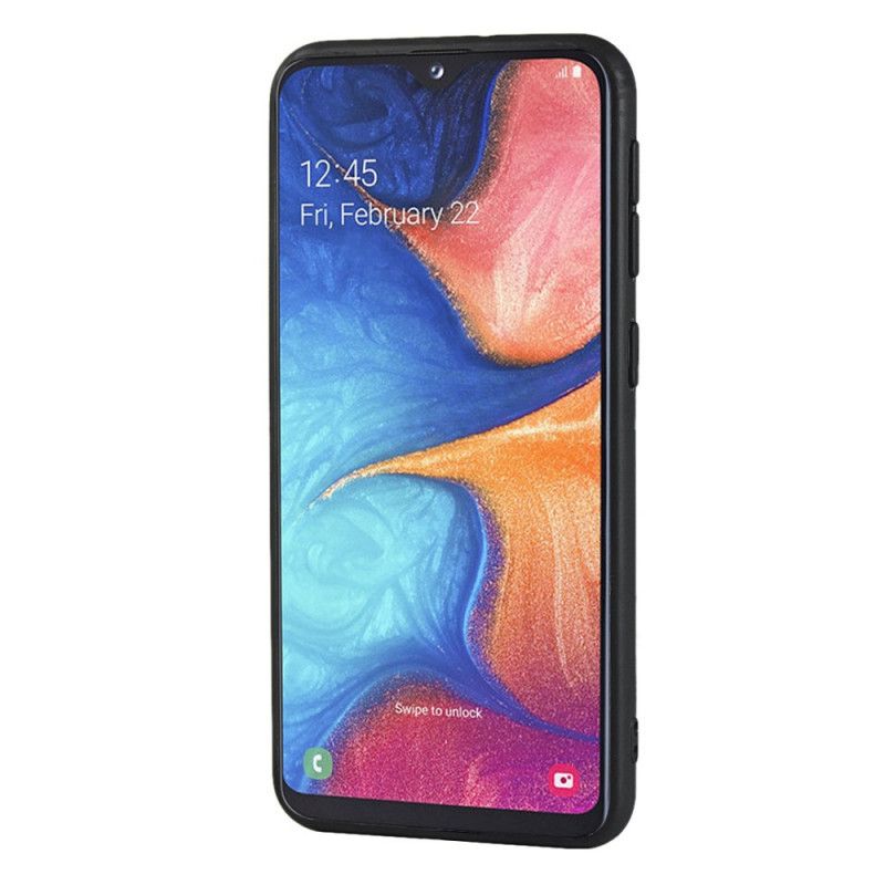 Deksel Samsung Galaxy A20e Svart Dobbel Kortholder