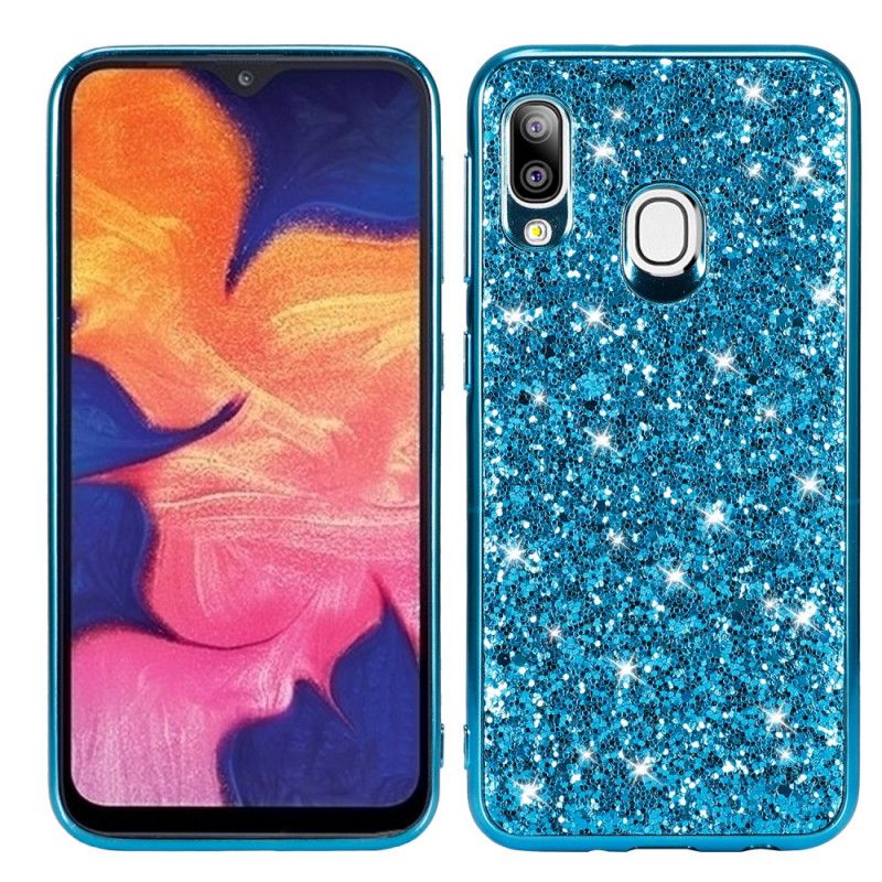 Deksel Samsung Galaxy A20e Svart Jeg Er Glitter Beskyttelse