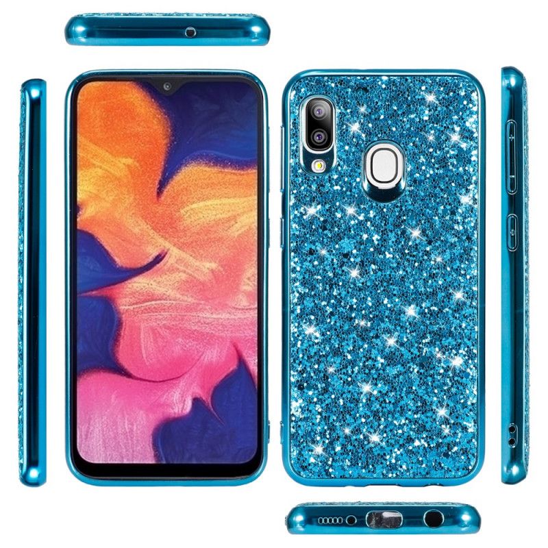 Deksel Samsung Galaxy A20e Svart Jeg Er Glitter Beskyttelse