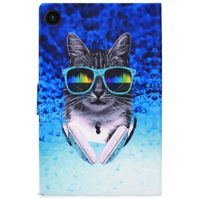 Folio Deksel Samsung Galaxy Tab A8 (2021) Disco Cat