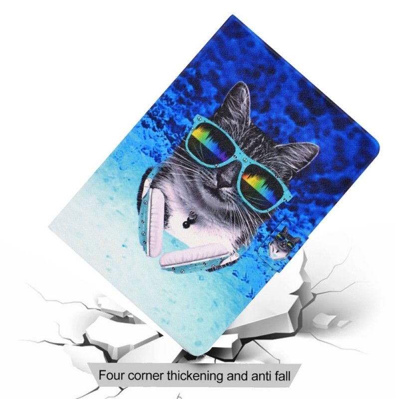 Folio Deksel Samsung Galaxy Tab A8 (2021) Disco Cat