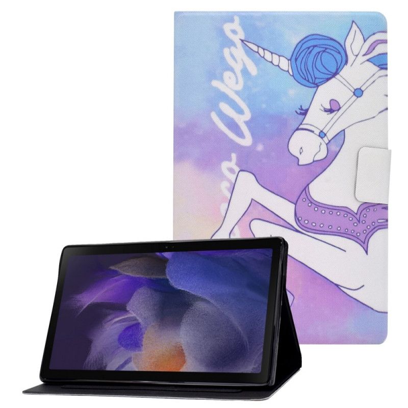 Folio Deksel Samsung Galaxy Tab A8 (2021) Fantasy Unicorn