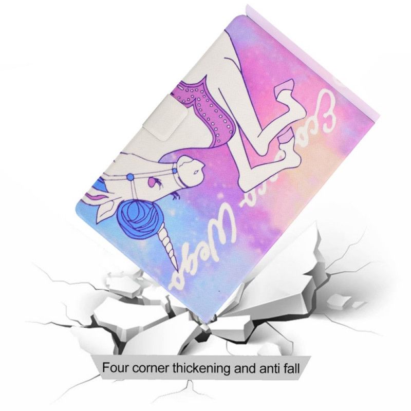 Folio Deksel Samsung Galaxy Tab A8 (2021) Fantasy Unicorn