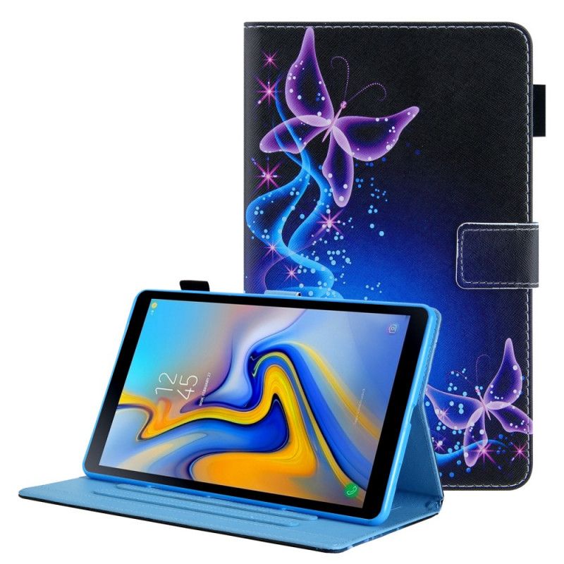 Folio Deksel Samsung Galaxy Tab A8 (2021) Fargerike Sommerfugler Beskyttelse Deksel