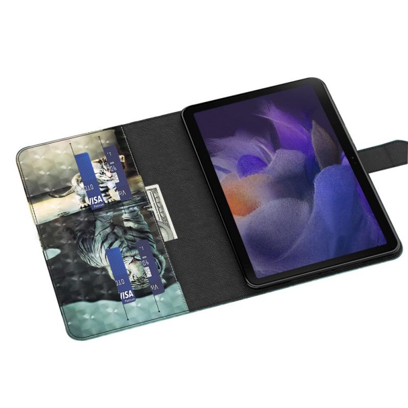 Folio Deksel Samsung Galaxy Tab A8 (2021) Light Spot Cat's Dream