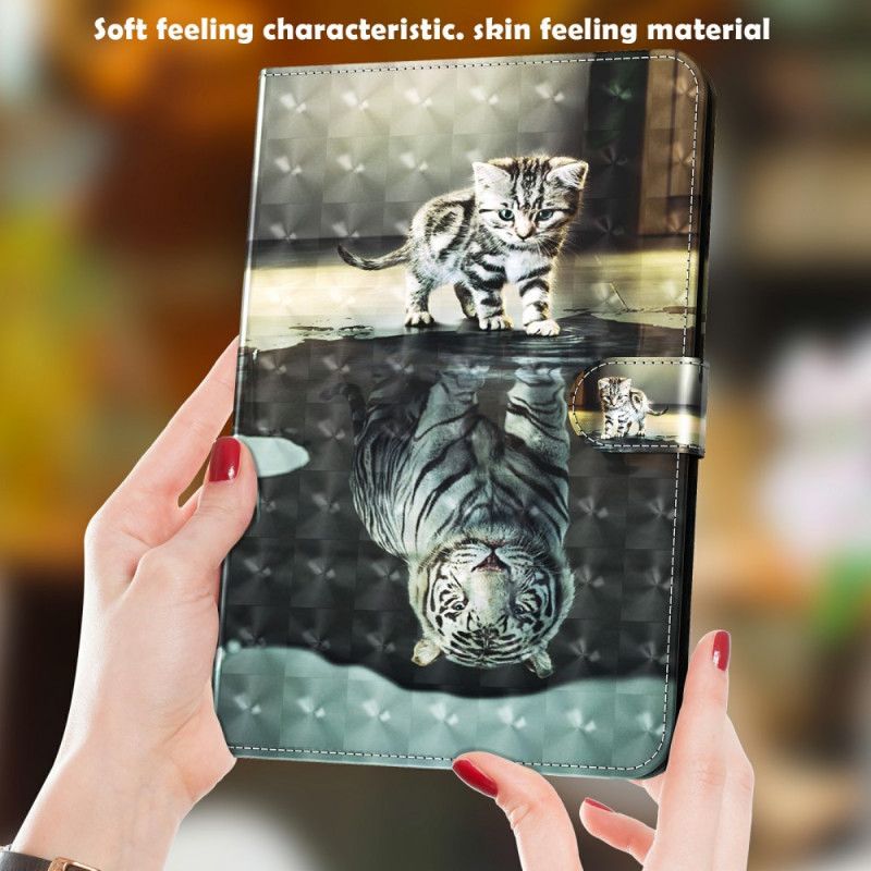 Folio Deksel Samsung Galaxy Tab A8 (2021) Light Spot Cat's Dream