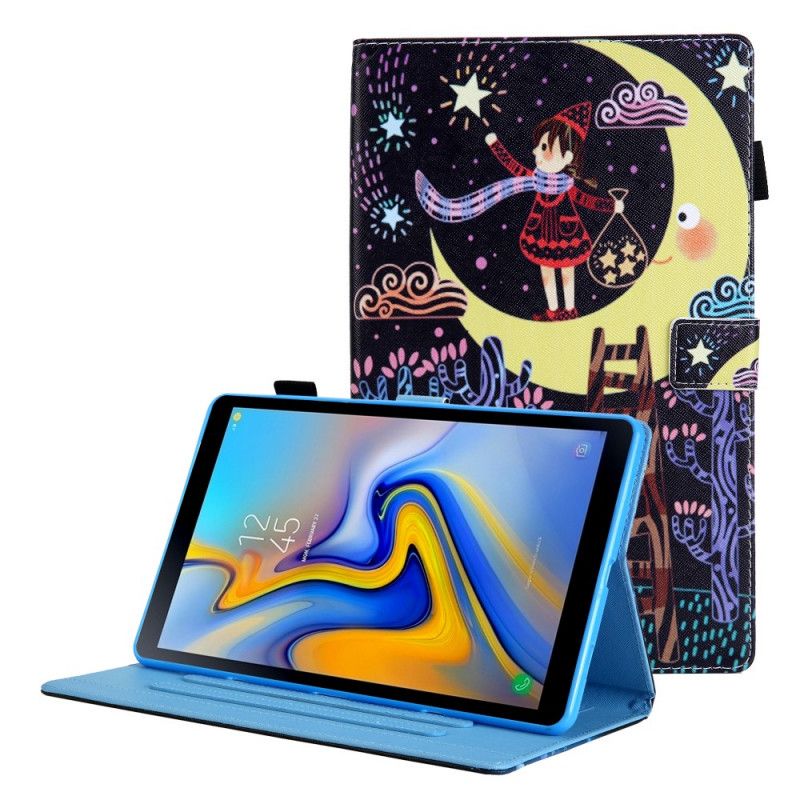 Folio Deksel Samsung Galaxy Tab A8 (2021) Little Girl In The Moon Beskyttelse Deksel