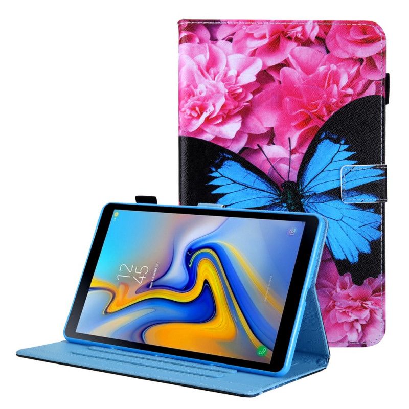 Folio Deksel Til Samsung Galaxy Tab A8 (2021) Blomstersommerfugl