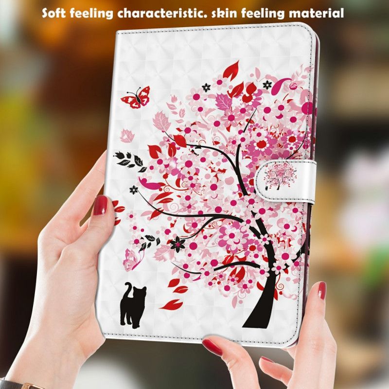 Folio Deksel Til Samsung Galaxy Tab A8 (2021) Tree And Cat