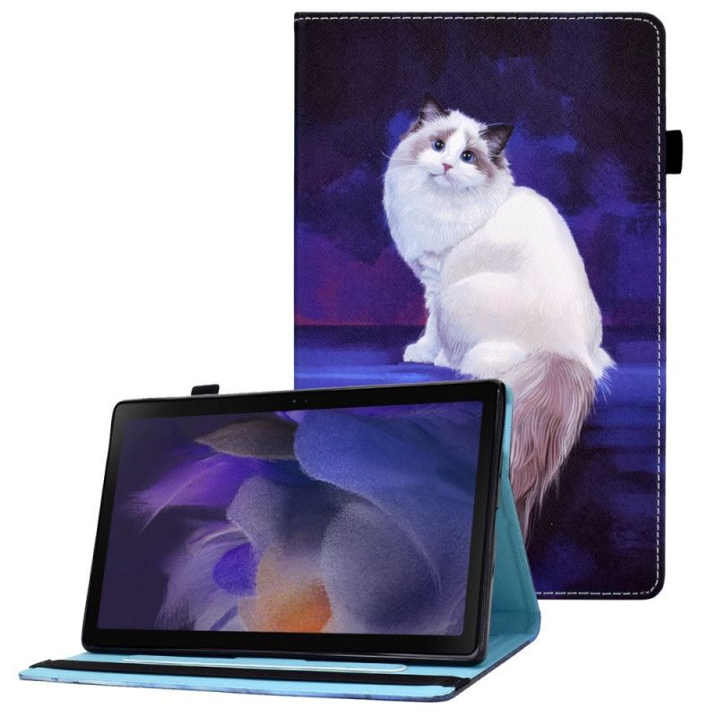 Folio Deksel Til Samsung Galaxy Tab A8 (2021) White Cat