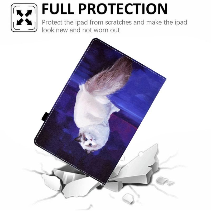 Folio Deksel Til Samsung Galaxy Tab A8 (2021) White Cat