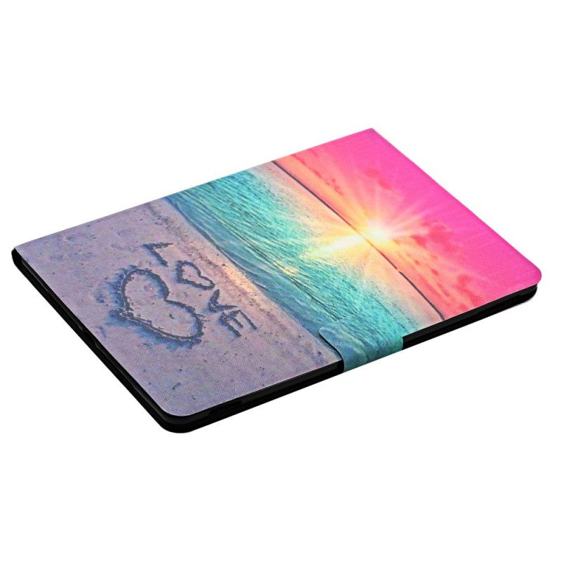 Lærdeksel Folio Deksel Samsung Galaxy Tab A8 Mobildeksel (2021) Sunset Love