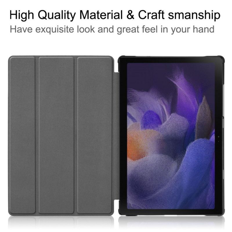 Smart Case Samsung Galaxy Tab A8 (2021) Forsterkede Sommerfugler Og Blomster