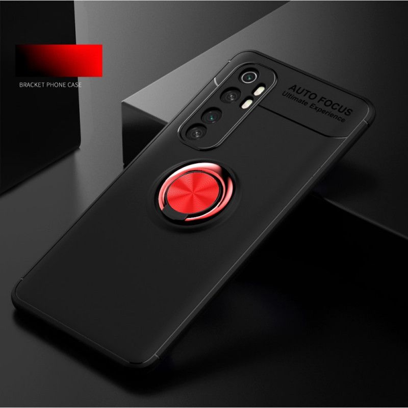 Deksel for Xiaomi Mi Note 10 Lite Svart Roterende Ring