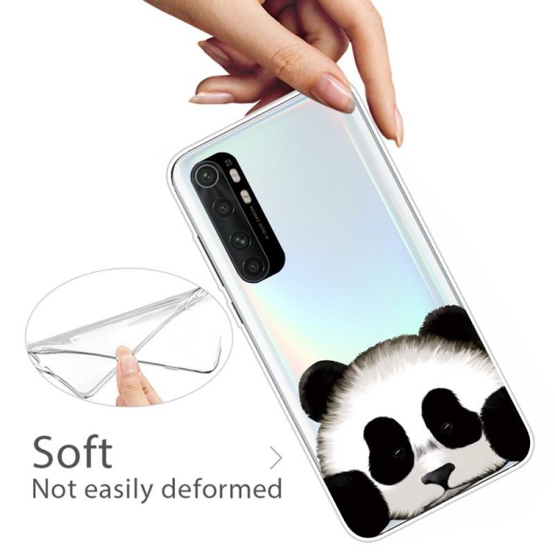 Deksel Xiaomi Mi Note 10 Lite Gjennomsiktig Panda