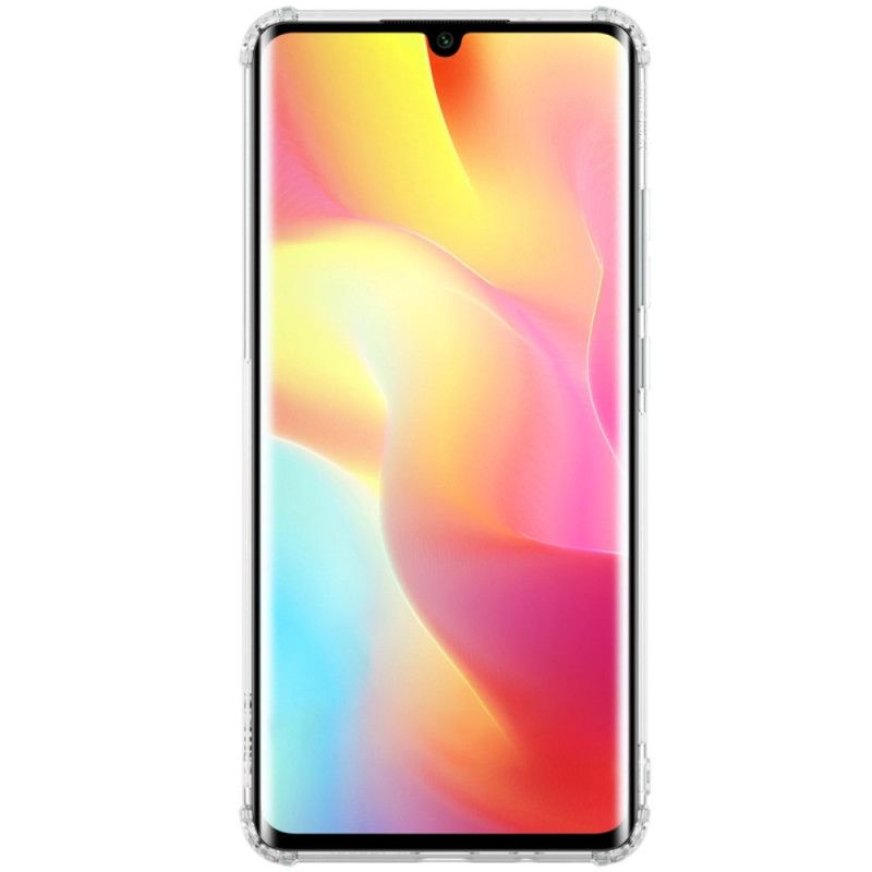 Deksel Xiaomi Mi Note 10 Lite Grå Forsterket Gjennomsiktig Nillkin Beskyttelse