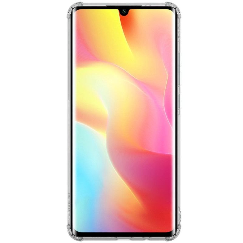 Deksel Xiaomi Mi Note 10 Lite Grå Forsterket Gjennomsiktig Nillkin Beskyttelse