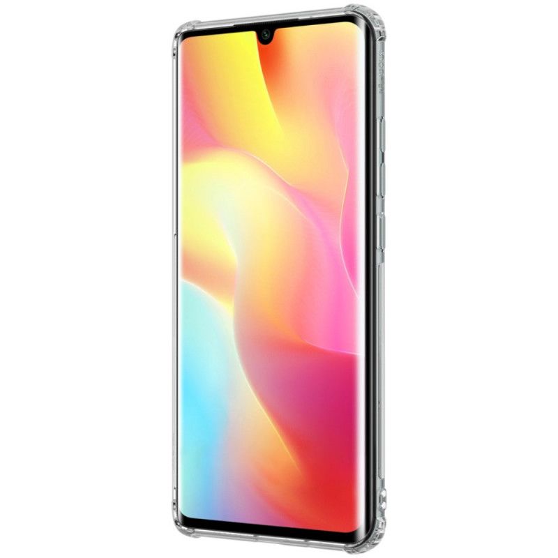 Deksel Xiaomi Mi Note 10 Lite Grå Forsterket Gjennomsiktig Nillkin Beskyttelse