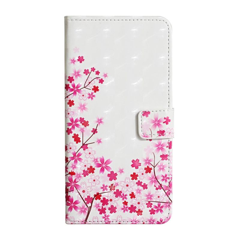 Folio Deksel for Xiaomi Mi Note 10 Lite Hvit Rosa Grønnsak