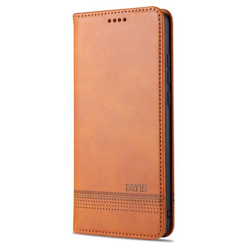 Folio Deksel for Xiaomi Mi Note 10 Lite Svart Azns Skinnstil