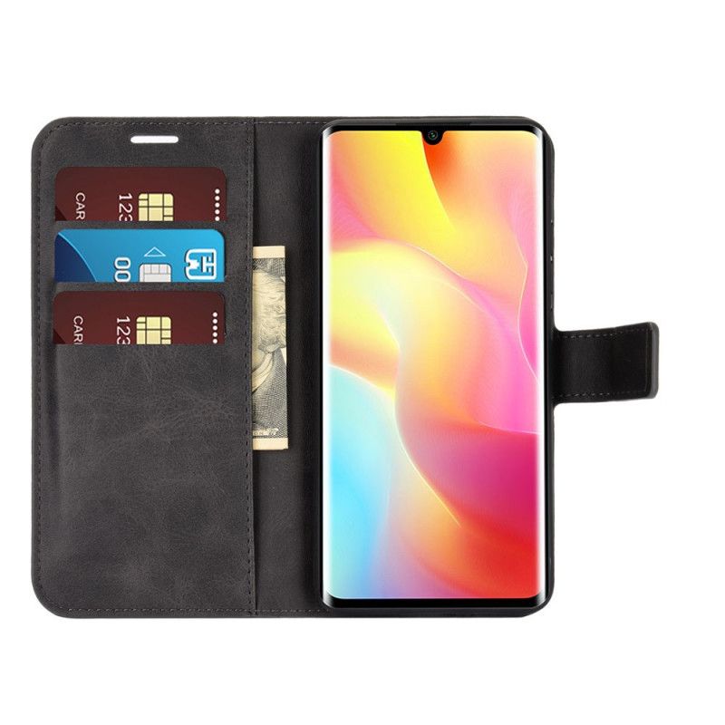 Folio Deksel for Xiaomi Mi Note 10 Lite Svart Ekstrem Slank Skinneffekt