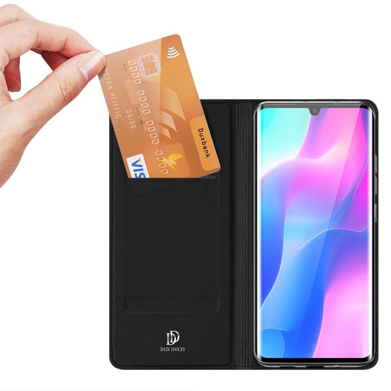 Folio Deksel for Xiaomi Mi Note 10 Lite Svart Pro Dux Ducis Hud